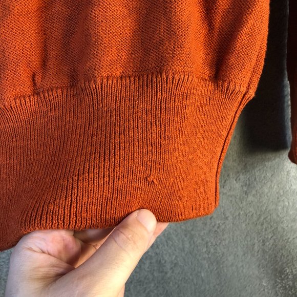 Madewell Women's XXS Claireview Hoodie Sweater Maple Glow NC682 MSRP $90 - Picture 11 of 14